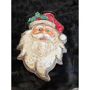 Christmas Brite Star Santa Silhouette Light Battery Operated Wall Window Hanging